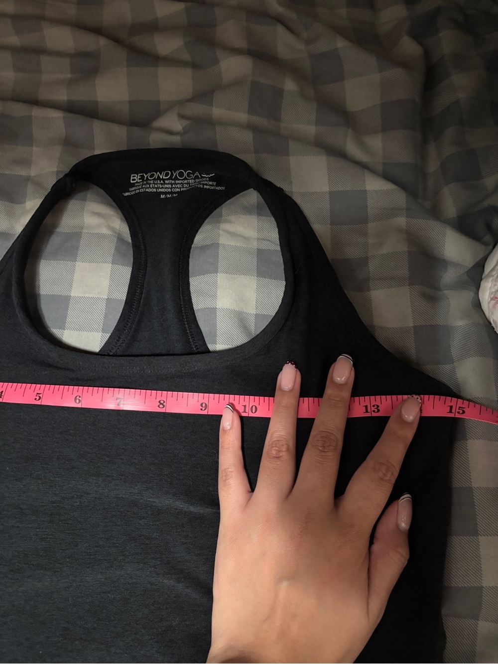 Beyond yoga, black racer back , tank top size medium - Picture 6 of 6